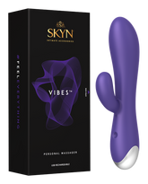 Skyn Vibes USB Rechargeable Personal Rabbit Massager Purple Rabbit Vibrators